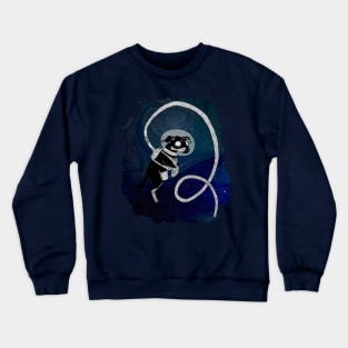 Pi the Nott-weiler in Space Crewneck Sweatshirt